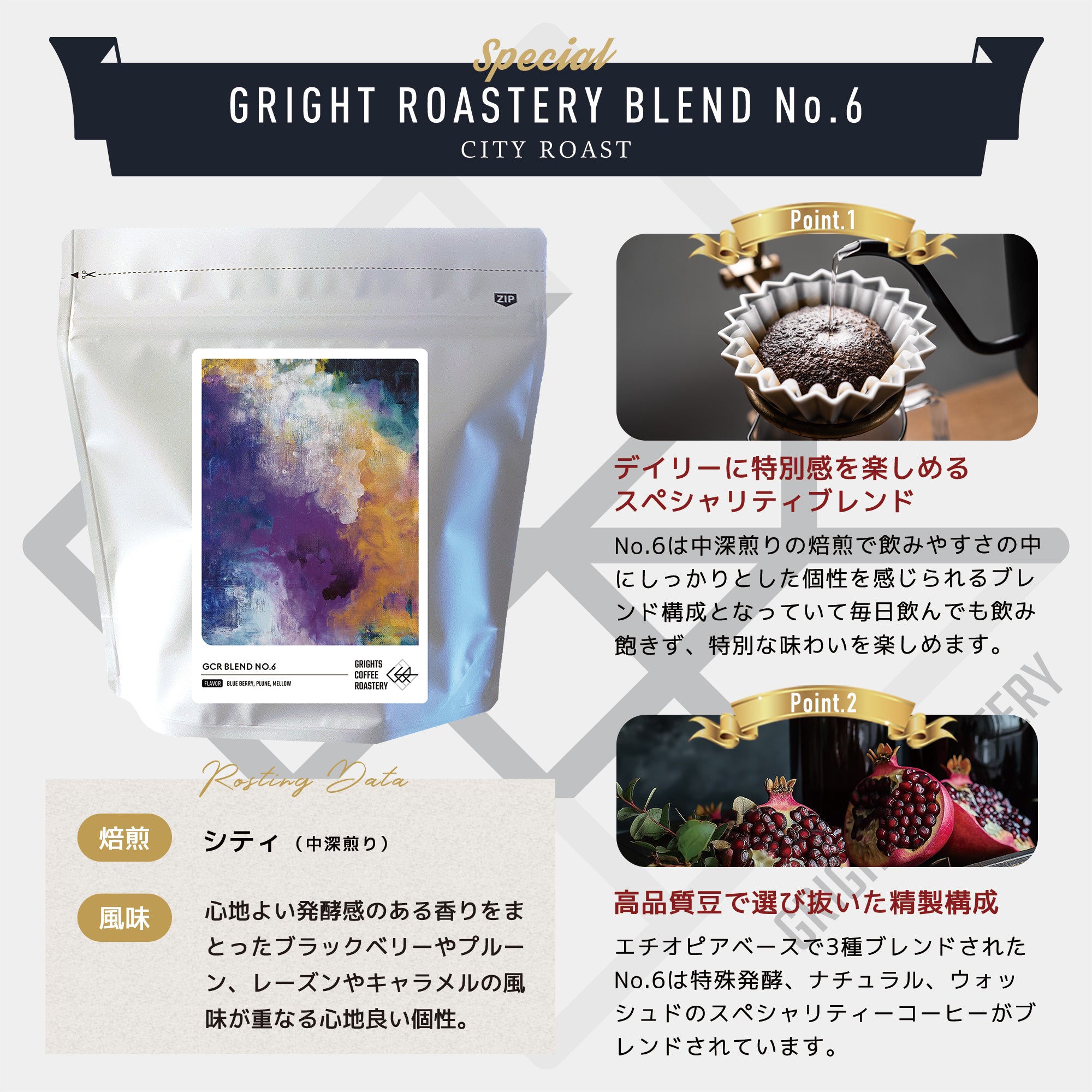 GCR BLEND NO.6 ブレンド コーヒー豆