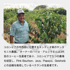 生豆 コロンビア キンディオ サンタモニカ農園 パパヨ / オンブリゴン ナチュラル