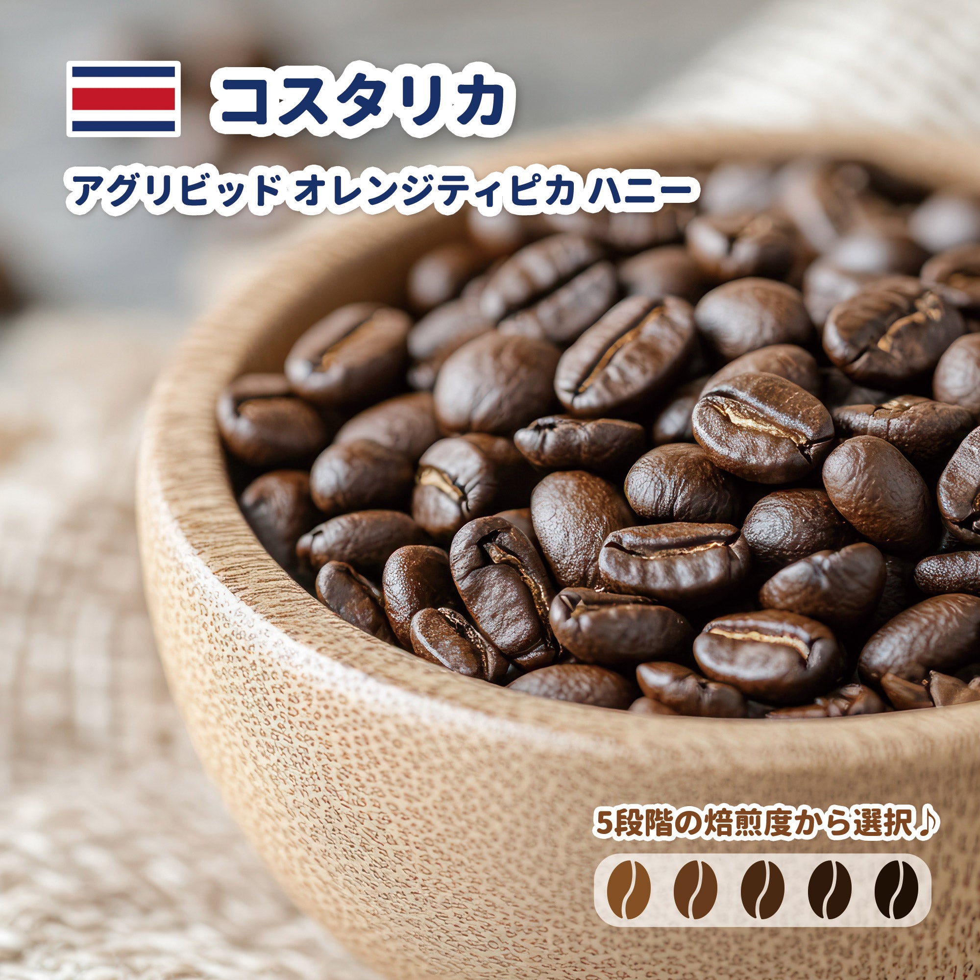 コスタリカアグリビッド オレンジティピカ ハニー コーヒー豆